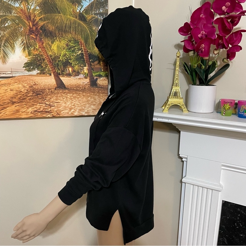 Victoria’s Secret PINK Nation Black Split Neck Hoodie Small - Picture 8 of 10